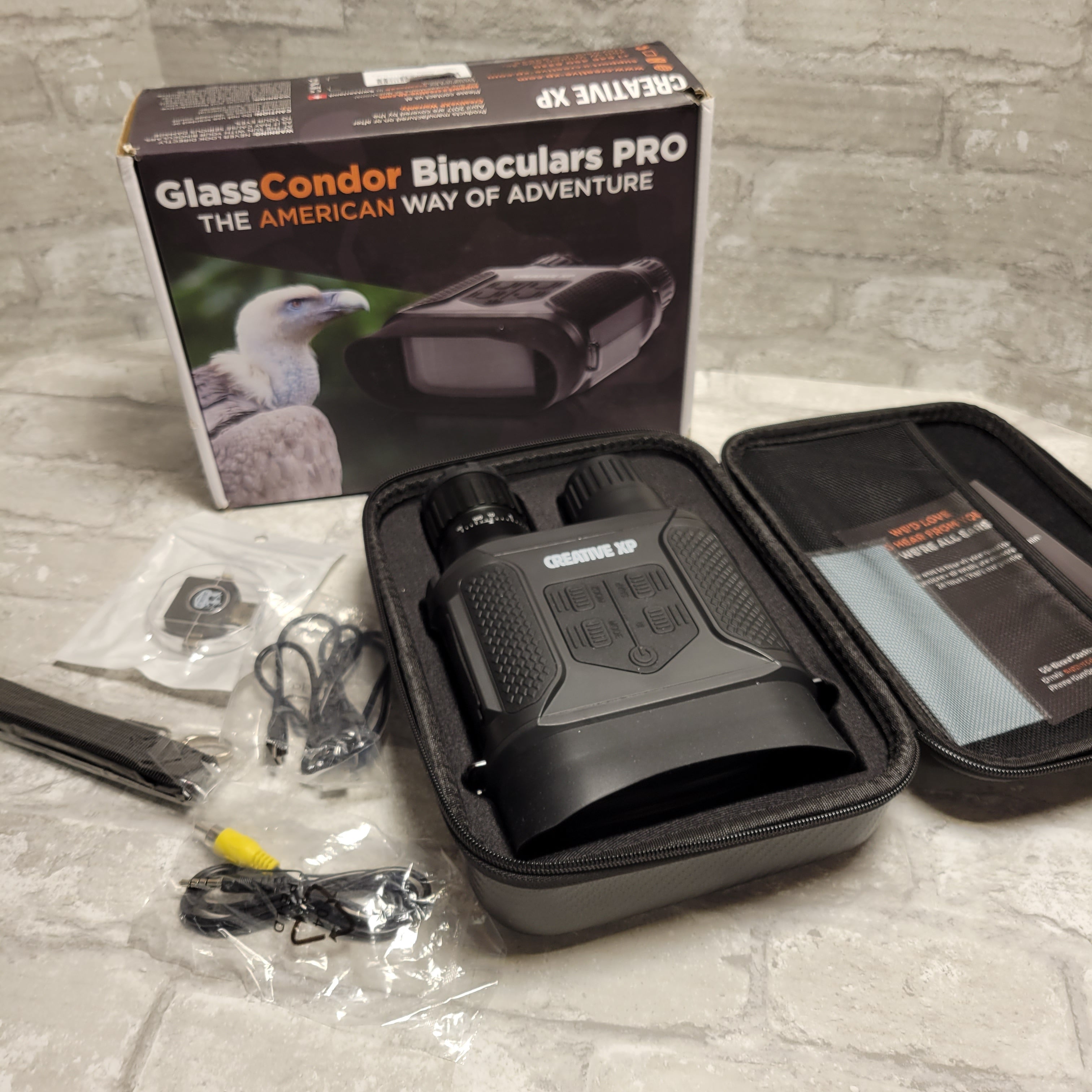 CREATIVE XP Glass Condor Pro Digital Night Vision Binoculars w/Case (8047726887150)